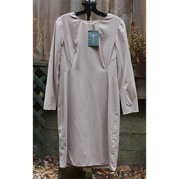 New w/Tags - Zac Posen Designer Tailored Sheath Dress in Stretch Wool - 10 - Picture 1 of 13